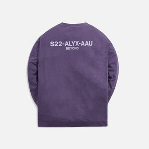 1017 ALYX 9SM Graphic Tee - Dark Lilac