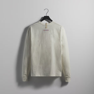 Kith for Advisory Board Crystals Holographic Classic Logo L/S Tee - Selenite White