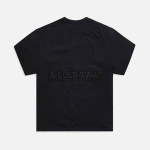 A Cold Wall Logo Embroidery Tee - Black