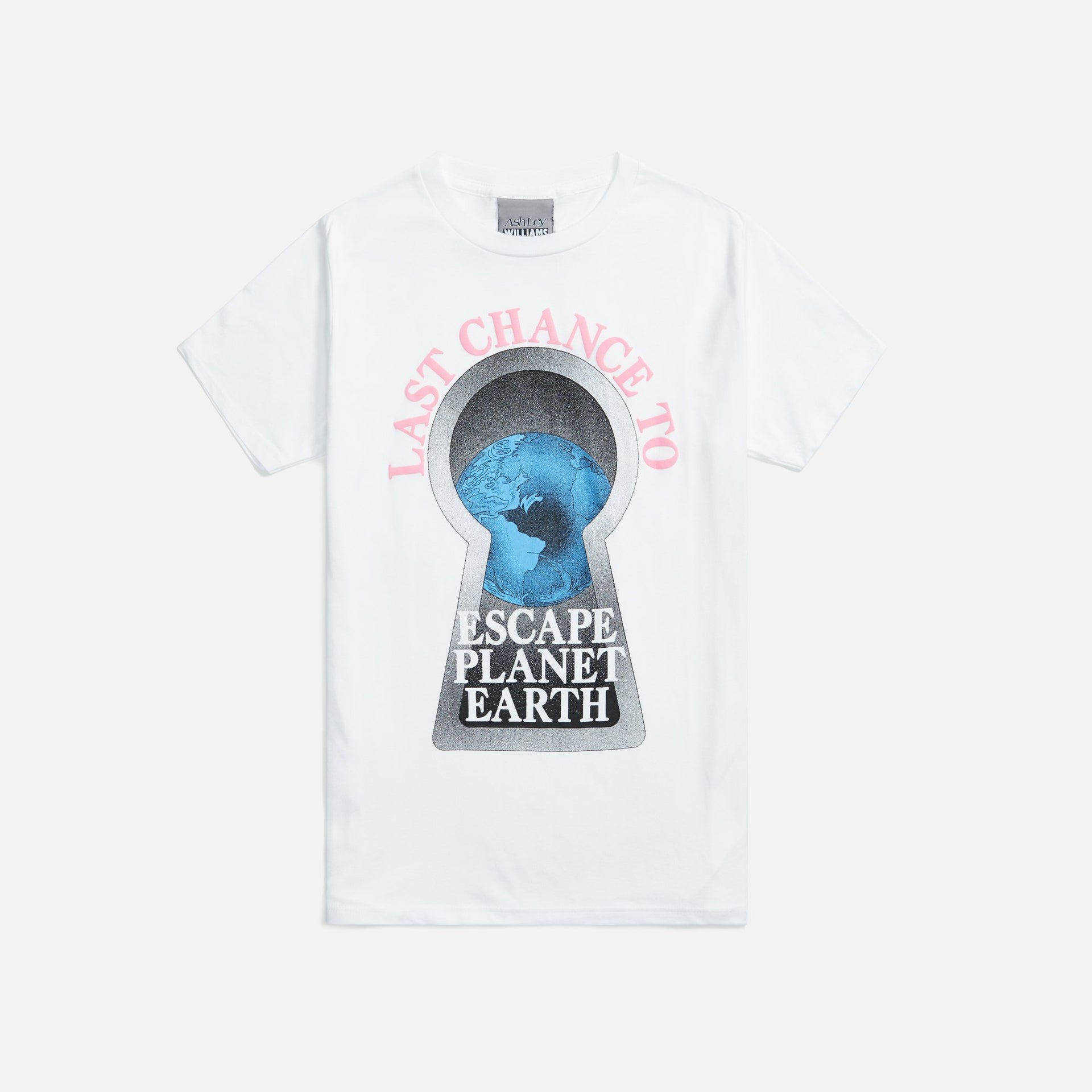 Ashley Williams Planet Earth Tee - White / Pink
