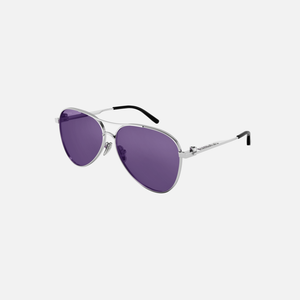 Balenciaga Aviator Metal Frame - Purple Lens