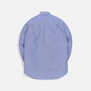 Comme Des Garçons Play Striped L/S Shirt - Blue