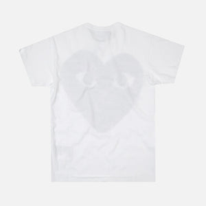 Comme des Garçons Play Camouflage Heart Tee - White