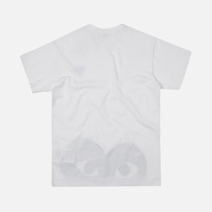 Comme des Garçons Play Bottom Camouflage Heart Tee - White