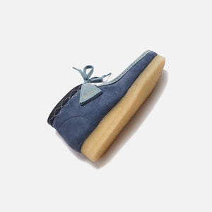 Clarks Stitch Pack Wallabee Boot - Blue Combi