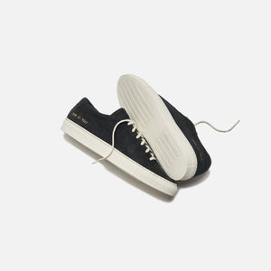 Common Projects Achilles Low Waxed Suede - Black