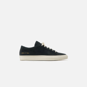 Common Projects Achilles Low Waxed Suede - Black