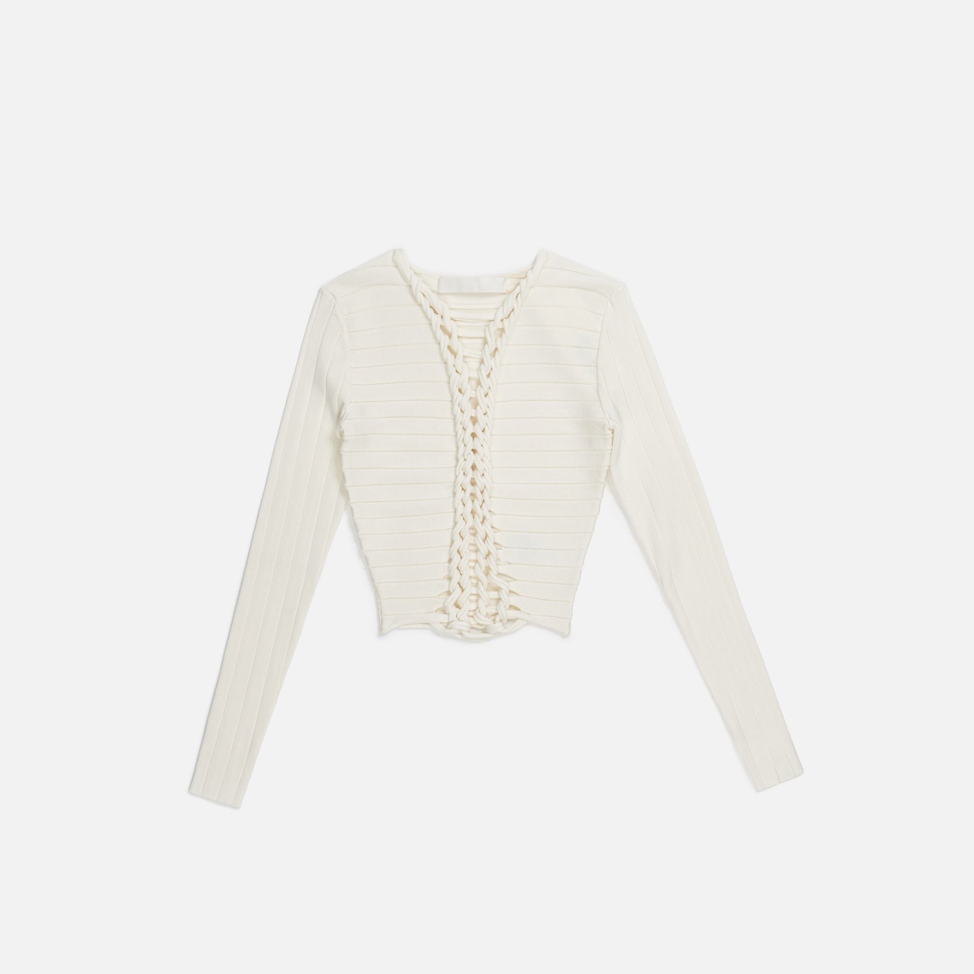 Dion Lee Central Braid L/S - Ivory