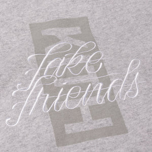 Kith Fake Friends Script Tee - Heather Grey