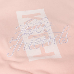 Kith Fake Friends Script Tee - Pink