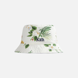 Kith for '47 Hawaiian Print Reversible Bucket Hat - White