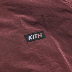 Kith Coaches Jacket Wrinkle Nylon - Roan Rouge