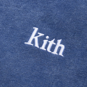 Kith Overdyed Heather Williams III Hoodie - Dark Indigo