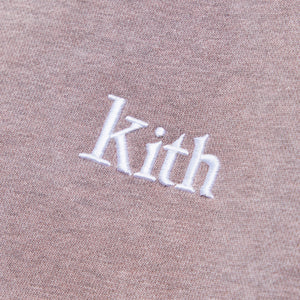 Kith Overdyed Heather Williams III Hoodie - Dusty Mauve