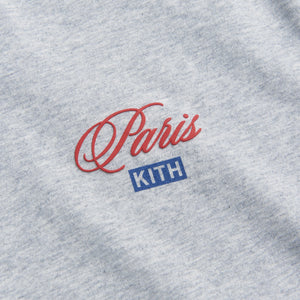 Kith Paris Opening L/S Tee - Light Heather Grey