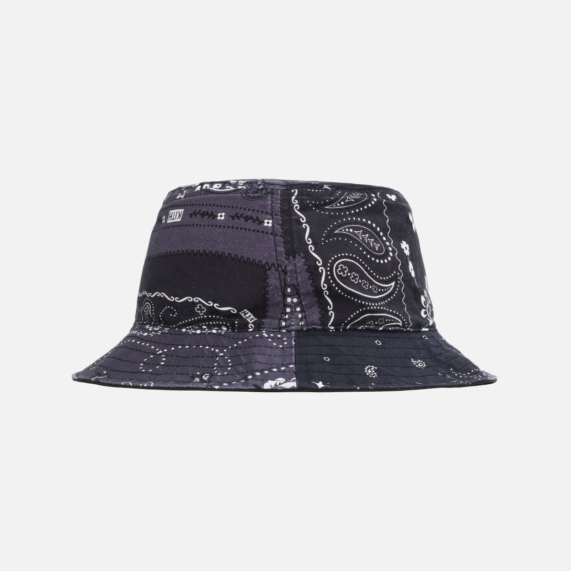 Kith Deconstructed Bandana Bucket Hat - Black