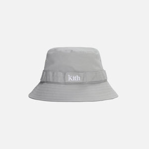 Kith Serif Bucket Hat - Light Heather Grey