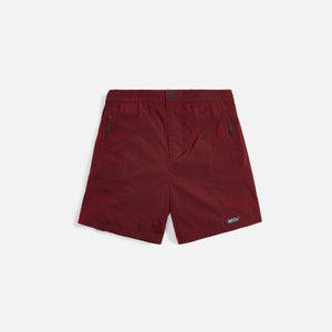 Kith Solid Sporty Wrinkle Short - Red Dahlia