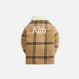 Kith Kids Baby Plaid Shacket - Sandrift