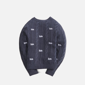 Kith Kids Cable Knit AOP Sweater - Torpedo