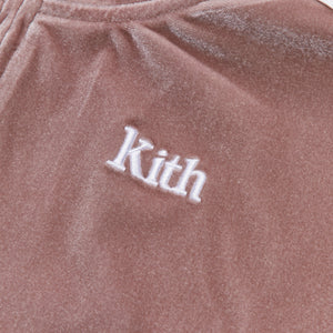 Kith Kids Velour Track Jacket - Cinder