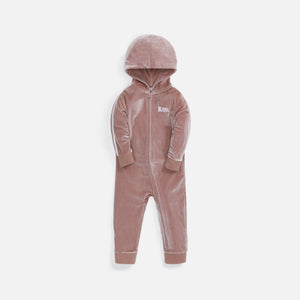 Kith Kids Baby Velour Coverall - Cinder