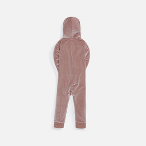 Kith Kids Baby Velour Coverall - Cinder