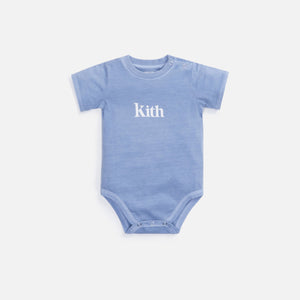 Kith Kids Baby Serif Onesie - Light Indigo