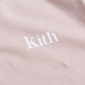 Kith Kids Classic Serif L/S Tee - Pink