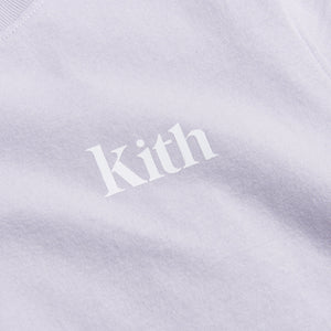 Kith Kids Classic Serif L/S Tee - Lavender
