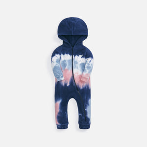 Kith Kids Baby Tie Dye Coverall - Blue / Multi