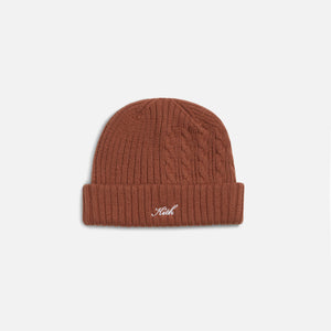 Kith Blocked Cable Knit Beanie - Harvest