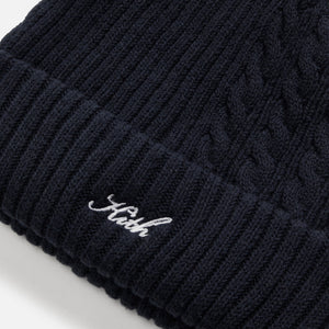 Kith Blocked Cable Knit Beanie - Nocturnal