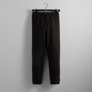 Kith Winslow Quilted Pant - Black
