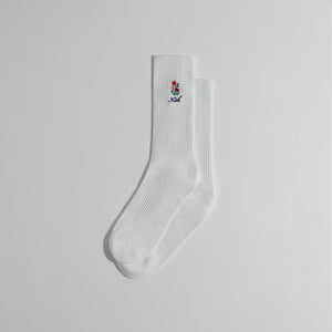 Kith Floral Socks - White
