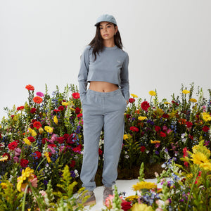 Kith Women Lucy Cropped L/S II - Asteroid
