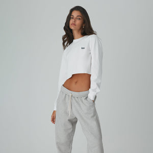 Kith Women Lucy Cropped L/S II - White