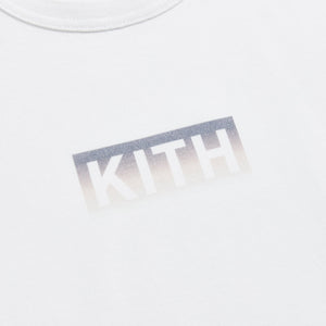 Kith Women Ombre Box Tee - White / Midnight Degradé