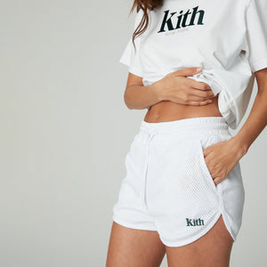 Kith Women Jordyn Mesh Shorts - White