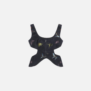 Kim Shui Butterfly Cut Out Top - Black