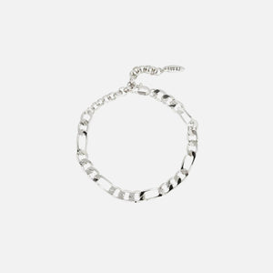 Luv AJ The XL Figaro Chain Anklet - Silver