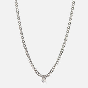 Luv AJ The Bardot Stud Charm Necklace - Silver
