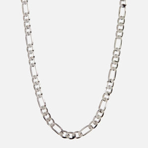 Luv AJ The XL Figaro Chain Necklace - Silver