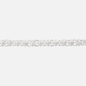 Le Gramme 347g Polished Entrelac Necklace - Silver
