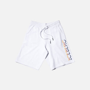 Iceberg Logo Shorts - White