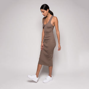Kith Alyssa Dress - Taupe