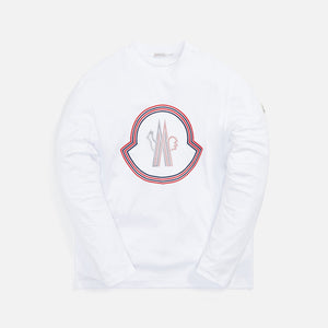 Moncler L/S Graphic Tee - White