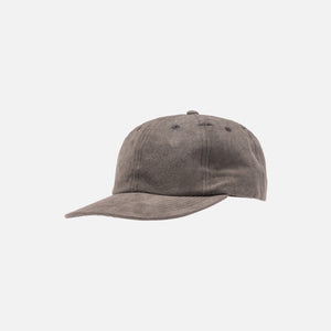 Norse Projects Light Faux Suede Cap - Iron