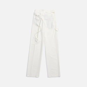 Ottolinger Signature Wrap Suit Trousers - Pearl