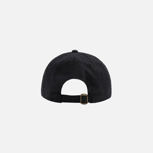 by Parra Signature Logo Washed 6 Panel Hat - Charcoal Grey